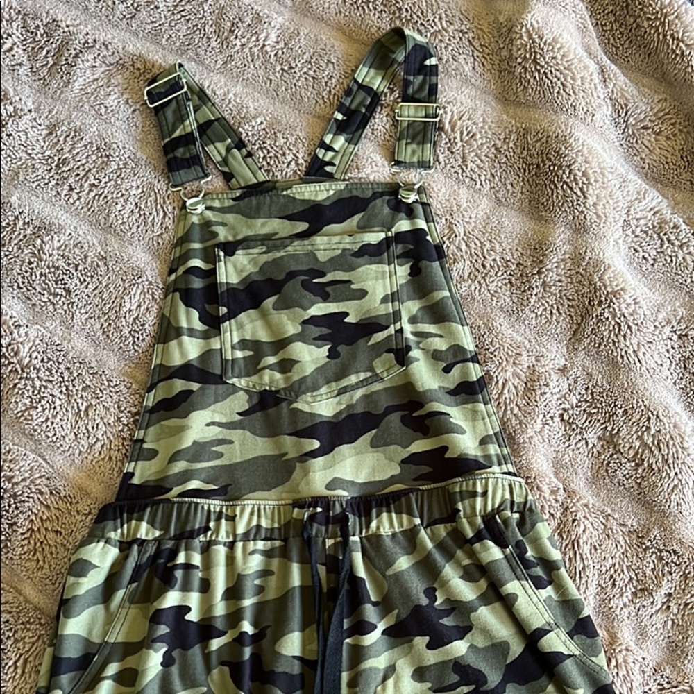 Camo overalls